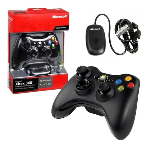Control Xbox 360 Inalambrico Original Con Receptor Para Pc