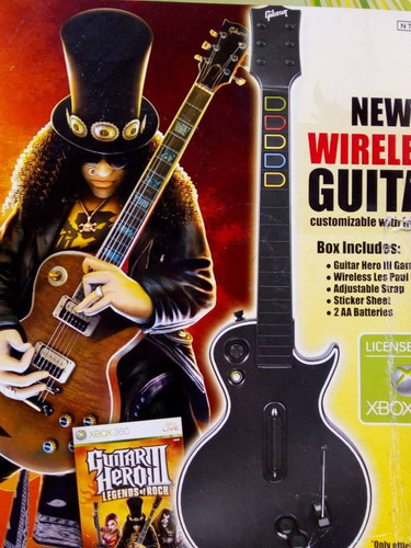 Guitar Hero Gibson Slash Xbox