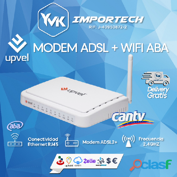 MODEM ADSL + WIFI ABA
