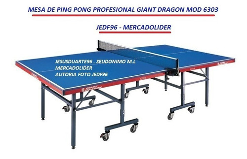 Mesa De Ping Pong Giant Dragon Profesional Tenis Mesa Stiga