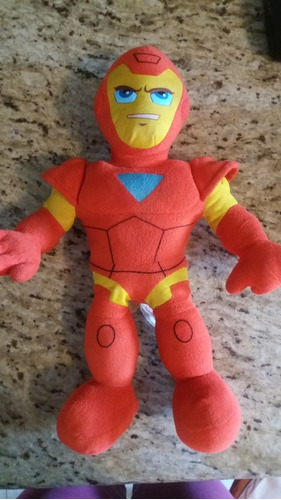 Peluche De Ironman Con Sonido Y Luces En Los Ojos