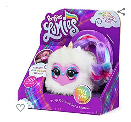 Peluche De Mascota Interactiva Pomsies Lumies