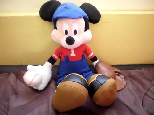 Peluche Mickey Beisbol Con Guante Marca Capi Preguntar