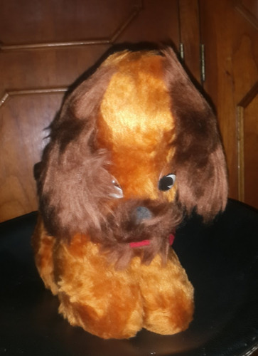 Perro De Peluche Vintage- 25 X 25 Cm