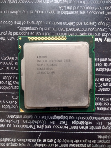 Procesador Intel® Celeron® G550 Fclga