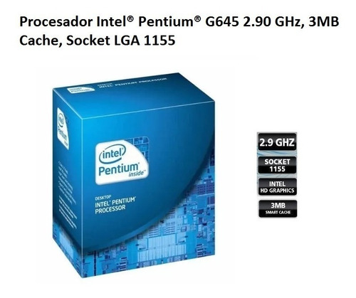 Procesador Intel Pentium G645 Socket 