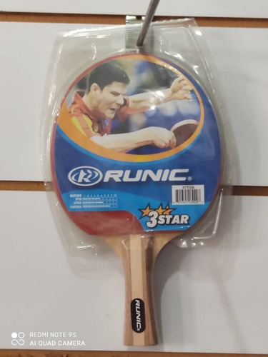 Raqueta De Ping Pong Runic 3 Star