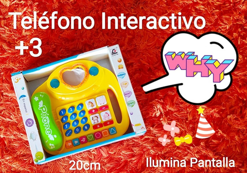 Teléfono Interactivo Juguete Bebe