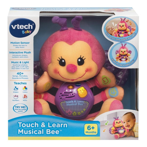 Vtech Touch And Learn Musical Bee, Juguete Para Bebé