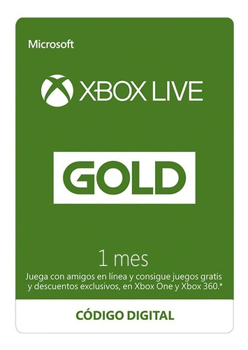 Xbox Live Gold 12 Meses