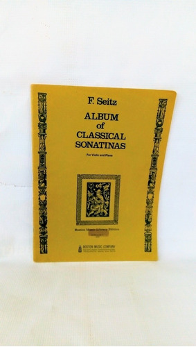 Album De Sonatinas Clásicas Para Violín Y Piano By Seitz.