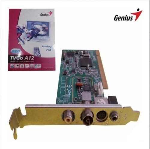 Capturadora De Video Genius Puerto Tvgo A12 Pci Tv Y Radio