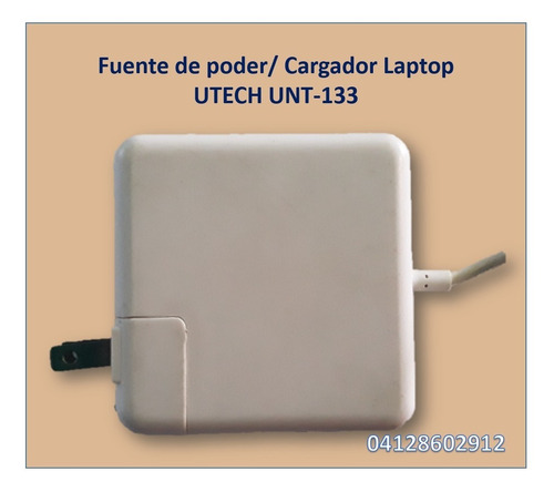 Cargador Laptop Utech Unt-133 Usada