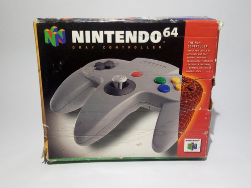 Control Nintendo 64 Gris Oem Completamente Nuevo Completo