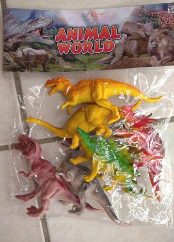Dinosaurios Juguetes Para Niños Set De 6 Piezas 15 Cm.