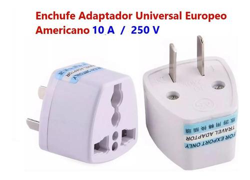 Enchufe Conector Convertidor Europeo / Americano
