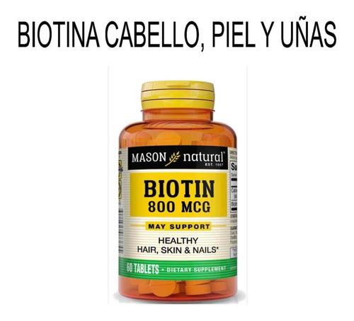 Enciclopedia Biotina Fortalece Cabello Piel Y Uñas