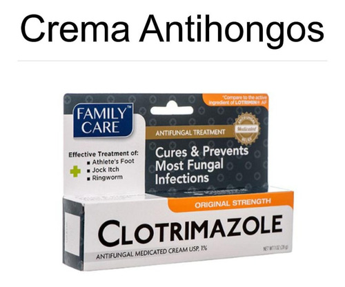 Enciclopedia Family Care Clotrimazol Crema Antihongos 1%