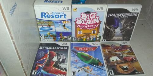Juego De Wii Nintendo Originales, Resort, Planes Y Otros