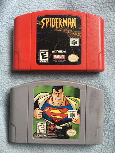 Juego Nintendo 64 Spiderman Superman