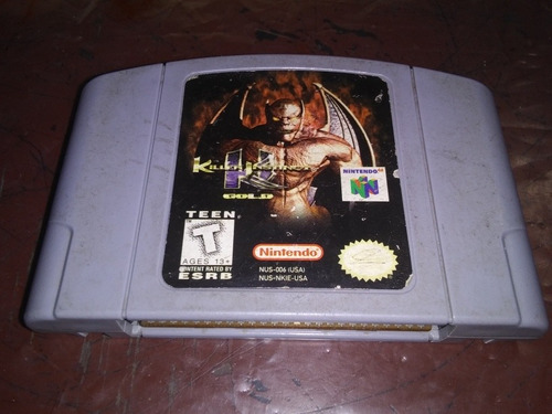 Juego Original Killer Instinct Nintendo 64 Probado! 15v