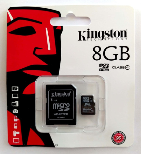Kingston Original 8gb Micro Sdhc Class 4 Flash Card