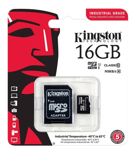 Kingston Sdcx Gb - Tarjeta Microsd De 16 Gb