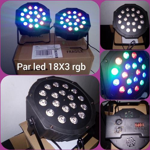 Lampara Par Led 18x3w Rgb Dmx Dj