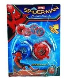 Lanzador De Discos Spiderman Juguetes Niño Disparador