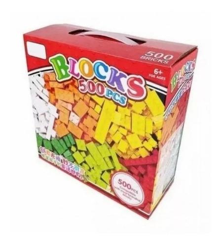 Lego Cubo Bloque 500 Piezas Juguete Niño Niñas Didactico