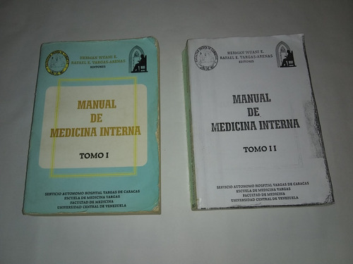 Libro Manual De Medicina Interna (2 Tomos)