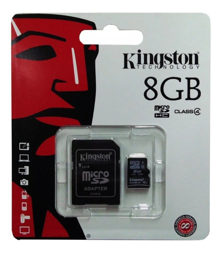 Memoria Chip Micro Sd Kingston. Único (8)