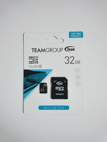 Memoria Micro Sd 32gb Clase 10 Full Hd Teamgroup Nueva