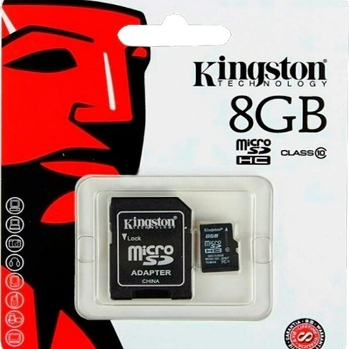 Memoria Micro Sd 8gb Kingston En Blister 100% Original
