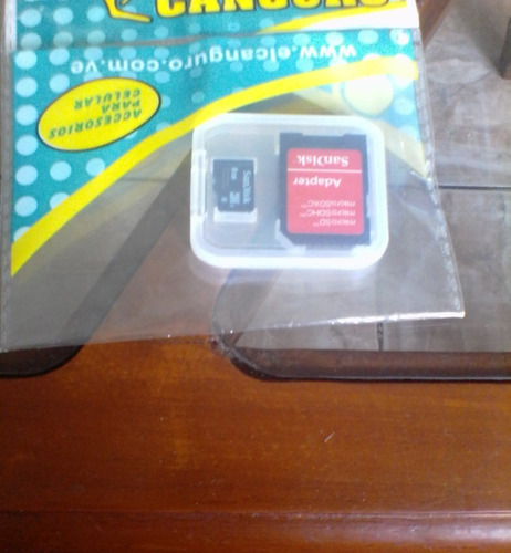 Memoria Micro Sd 8gb Sandisk Nueva Con Adaptador