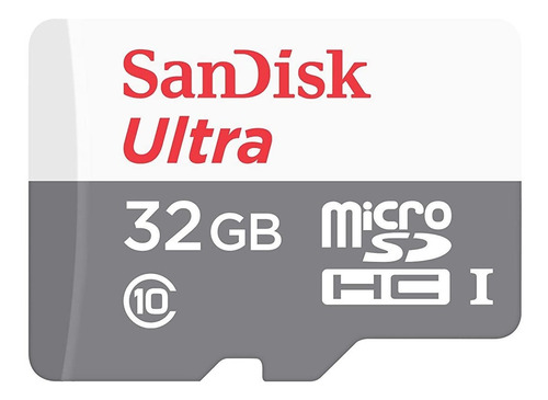Memoria Microsd Sandisk Ultra 32gb 80 Mb/s Clase 10/w
