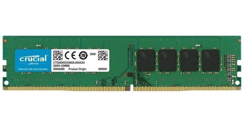 Memoria Ram Crucial De 4 Gb Ddr Mhz, Pc4