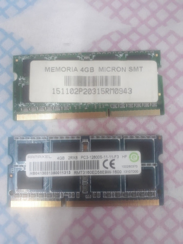 Memoria Ram Ddr3 4gb Para Laptop