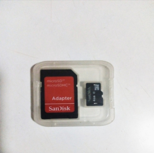 Memoria Sandisk Micro Sd Hc 4gb Clase 4.