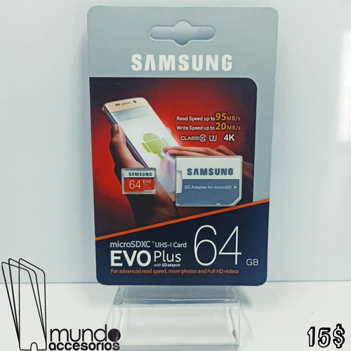 Memorias Micro Sd 64gb Samsung Clase 10°
