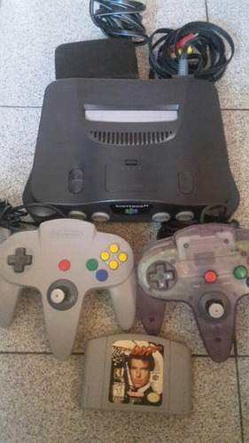 Nintendo 64 Completo Con Goldeneye  Controles Y Cables