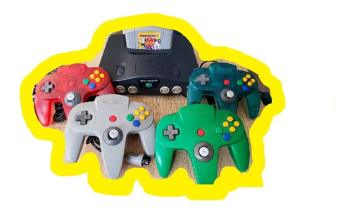 Nintendo 64 Mario Party 3, C 4 Controles, Cables Delivery Gr