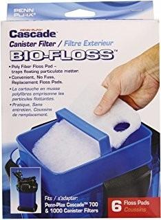 Penn Plax Bio Floss Cascade Canister 700-1000, X 6