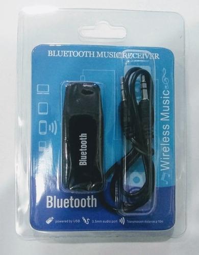 Receptor Adaptador Estereo Audio Musica Bluetooth Usb 3.5mm