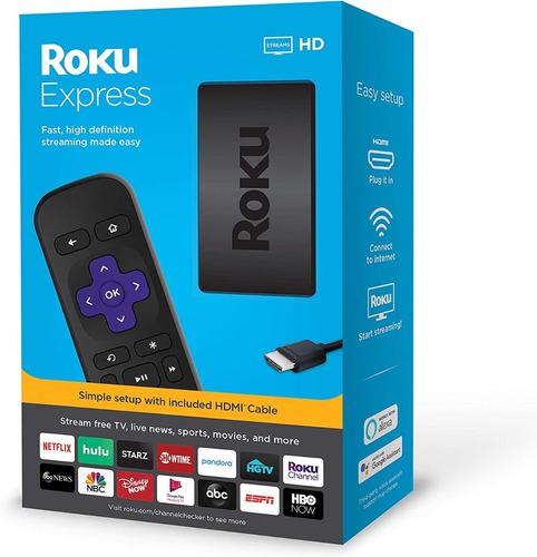 Roku Express Hd, Convertidor A Smart Tv. Tienda, Delivery