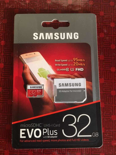 Samsung Evo Plus - Tarjeta De Memoria Microsd De 32 Gb
