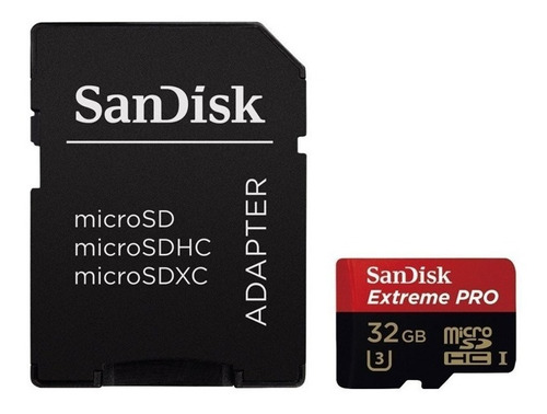 Sandisk Extreme Pro Tarjeta Micro Sdhc 32gb U3 4k 100mb/s