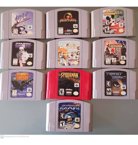 Set De 10 Excelentes Juegos Para Nintendo 64 - Clásicos