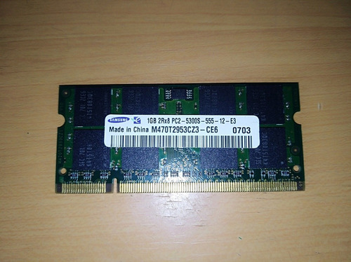 Tarjeta Ram - Memoria Ram Ddr2 1gb Para Laptop