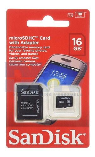 Tarjeta Sandisk Micro Sdhc 16gb Tablet, Celular